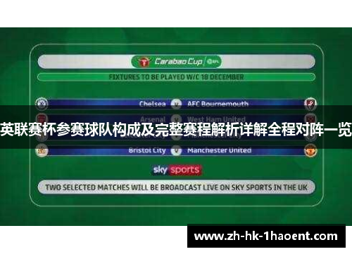 英联赛杯参赛球队构成及完整赛程解析详解全程对阵一览 英联赛杯参赛球队构成及完整赛程解析详解全程对阵一览